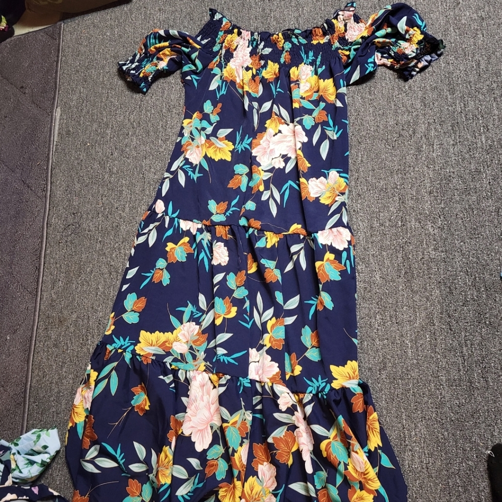 Euc shein off the shoulder dress